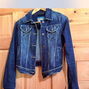 Abercrombie & Fitch Y2K Vintage Collection Dark Blue Jean Jacket. Size S